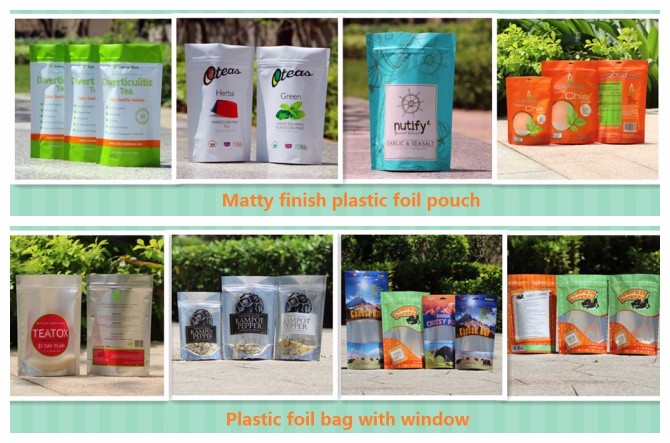 bottom gusset laminated aluminum foil mylar bags/stand up pouch for fit food