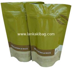 China PET Tea Plastic Packaging Bags with Bottom Gusset supplier