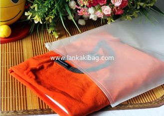 China Clear PE Plastic Bra Packing Zipper Slider Bag supplier