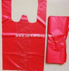 China Wholesale 100% biodegradable and compostable hdpe plastic t-shirt bag supplier