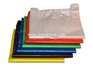 China High Quality Printing HDPE and LDPE plastic t-shirt bag on roll supplier