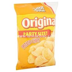 China Full Yellow Printing potato chip bags/plastic potato chip bags/snacks laminated bags supplier