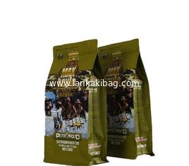 China Custom Printing Flat Bottom Dried Snack / Food Grade Packaging Plastic Aluminum Foil k Bag supplier