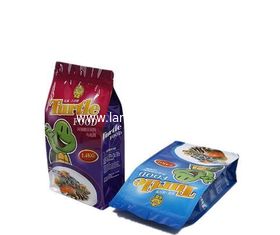China custom dust smell proof side gusset plastic bag packaging for dog food supplier