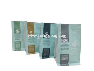 China Full Printing Aluminum foil laminated side gusset coffee bag with valve , plastic coffee bag with coffee design supplier