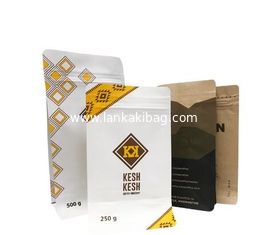 China Customized Food Grade Resealable Zipper Aluminium Foil Lined Flexible Packaging Coffee Bags supplier