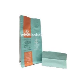 China Recyclable aluminum foil zipper pouch coffee packaging bags with valve supplier