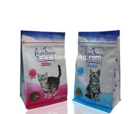 China Food Grade Stand Up Zipper Frozen Pouch Bag / k Aluminium Foil Pet Food Packaging Bag supplier