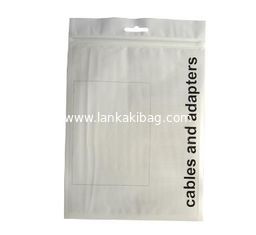 China High quality Custom color printed clear PO k plastic bag with header for sponge packing supplier