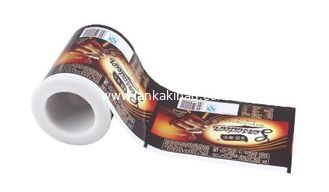 China snack PE Food Material  film on roll custom printing logo snack packing roll film supplier