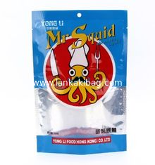 China Food grade smell proof three side sealed foil lined bag snack food packaging bag with window supplier