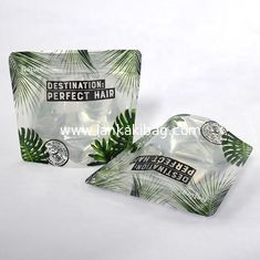 China Biodegradable PLA plastic bags 4 oz k stand up pouch metallic foil bag with window doypacks supplier