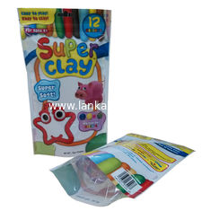 China Customized Printing Child Toy Plastic Packaging Bag With Hole supplier