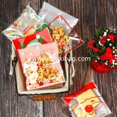 China Wholesale high quality Printing opp self adhesive plastic bag for Christmas candy packing supplier