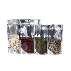 China Custom Size Aluminum Stand Up Snack Package Bags For Rolled Oats supplier
