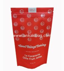 China Aluminum foil clear plastic food packaging pouch bag with zipper supplier