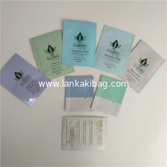 China Custom Printing heat seal Samll Paper/Plastic Sachet  Packaging bags for Cosmetics Packing supplier