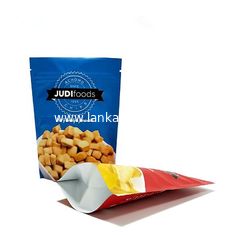 China Custom printed potato chip plastic bags with own logo zipper packaging bags supplier