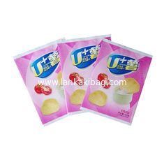 China custom printing mid seal plastic popcorn potato chips packaging bags wholesale supplier