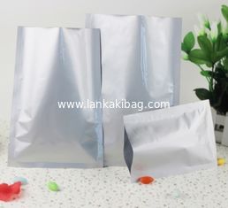 China Heat Sealable Aluminum Foil Packaging Small Bags With Tear Notches Mylar Vacuum Sealer Smell Leak Proof Pouches supplier