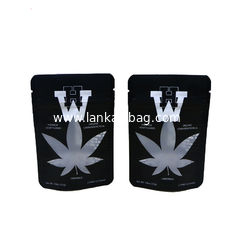 China Matte Black Stand Up Aluminum Foil Zipper Zip Lock Bag Package Pouch Packaging Mylar Bag supplier