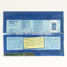 China Custom Printing Wholesale Middle Sealing Pouch Back Seal Plastic Bag for Food Pack supplier