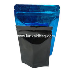 China Food storage bag airtight ziplock reusable aluminum foil plastic kraft paper packaging dry herb mylar bag supplier