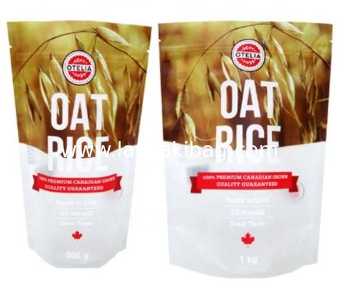 Food Packing Stand Up Zipper Plastic Bag Custom Printed Doypack Ziplock Pet Food Bag