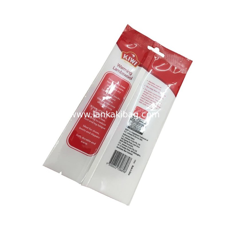 Plastic Back Seal Bag Colorful Printing Heal Seal Mylar Bags Side