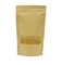 Stand up Ziplock Biodegradable printed kraft paper bags for underwear packing supplier