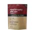 Standing Up Food Grade Custom Biodegradable Kraft  Zipper  Paper Bag For Coffee Packaging supplier