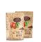 customized plastic stand up pouch aluminum foil kraft paper coffee packaging bag with coffee vale supplier