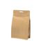 Custom printing kraft paper stand up k bag with clear window for food supplier