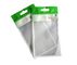 Color printing plastic Aluminum Foil k Plastic bag with header for Makeup Sponge packing supplier