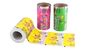 snack PE Food Material  film on roll custom printing logo snack packing roll film supplier