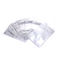Clear White Food Safe FDA Approved Flat Metallic Mylar Foil Flat Zip-lock Bag supplier