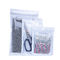 Clear White Food Safe FDA Approved Flat Metallic Mylar Foil Flat Zip-lock Bag supplier