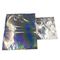 Holographic Compostable Aluminium Foil Three Side Seal Mylar Bag with Zipper and Window for Gifts or Cosmetics supplier