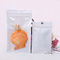 OPP CPP White Clear Resealable Zipper Plastic Pouches for Makeup tools/Electronis etc Packing supplier