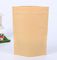 Retail Zipper  Kraft Paper Bags Tea/Food Packaging Stand Up Paper k Bag supplier