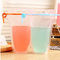 Heat-Proof Plastic Stand Up Juice Pouch With Straws Clear Drink Pouch Heavy Duty Hand-held Reclosable Zipper supplier