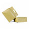 Stand Up 25x11x29.5cm Matte Kraft Paper Zipper Bag With Handle and Flat Bottom supplier