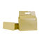 Stand Up 25x11x29.5cm Matte Kraft Paper Zipper Bag With Handle and Flat Bottom supplier
