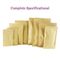 Flat Bottom Resealable Kraft brown paper bags with zipper foil lined for Food supplier