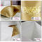 White Kraft Craft Paper Standing Up Pouches Food Packaging Zipper Bags With Window supplier
