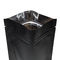 Factory price custom size matte black metallic foil stand up zip lock bag supplier