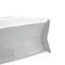 matte resealable zipper top food spot packaging bags flat bottom white kraft paper bags with rectangle window supplier