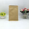 manufacturer food grade flat bottom ziplock kraft paper packaging coffee bag supplier
