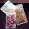 Resealable Flat Food Packing Pouch Zipper Matte Clear Zip Lock Plastic Bag supplier