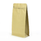 side gusset kraft paper flat bottom tea pouch 1kg coffee packaging zipper bag with valve supplier